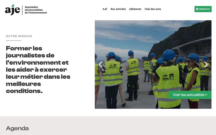 Screenshot of aje-asso.org