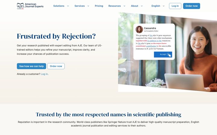 Screenshot of aje.com