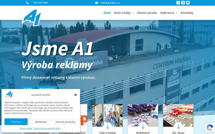 Screenshot of ajedna.cz