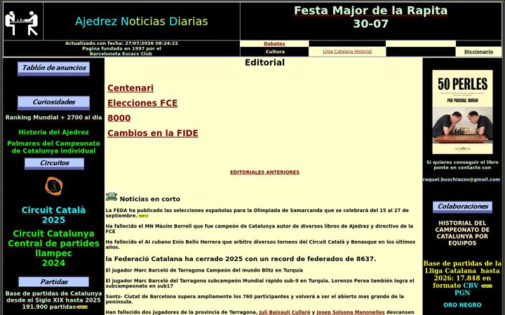 Screenshot of ajedreznd.com