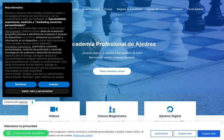 Zrzut ekranu ajedrezpremium.com