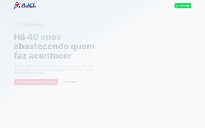 Screenshot of ajel.com.br