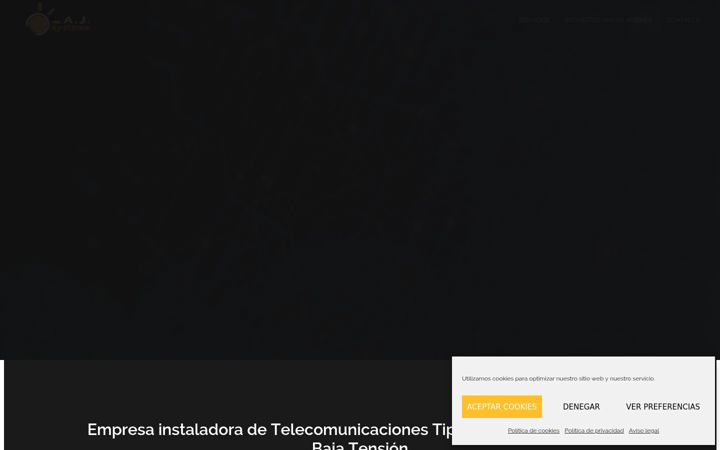 Screenshot of ajelectricidad.es