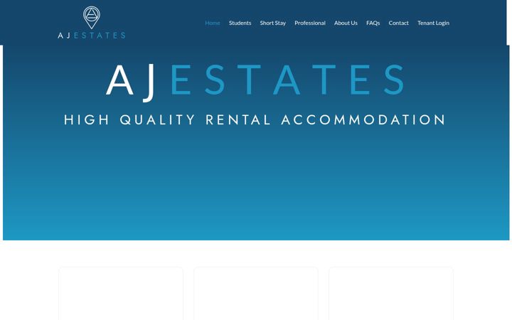 Screenshot von ajestates.co.uk