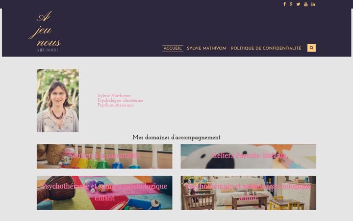 Screenshot of ajeunous.com