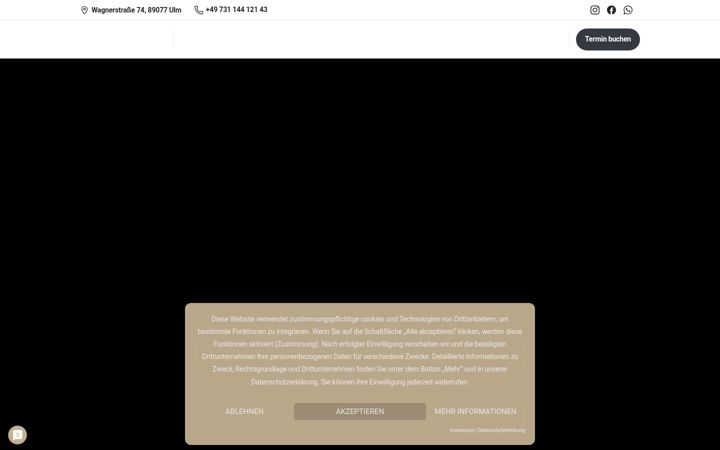 Screenshot of ajfaces.com