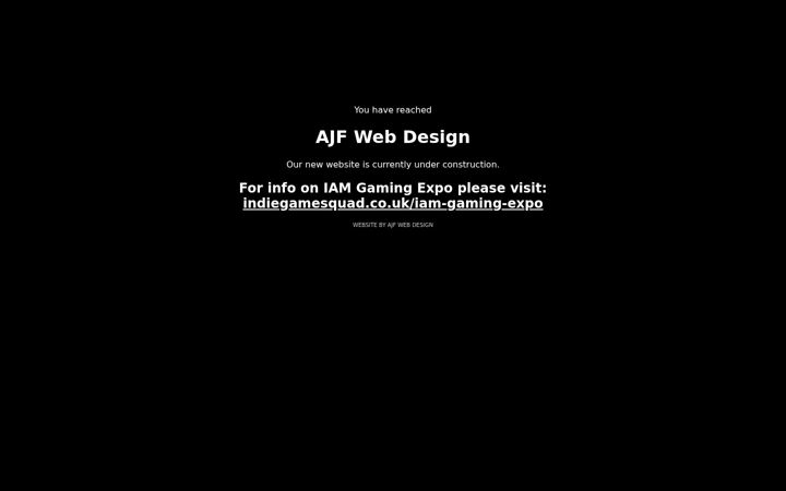 Screenshot of ajfwebdesign.com