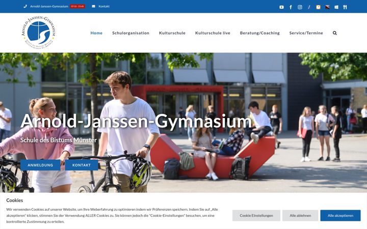 Skærmbillede af ajg.eu