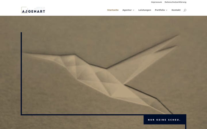 Screenshot of ajgenart.de
