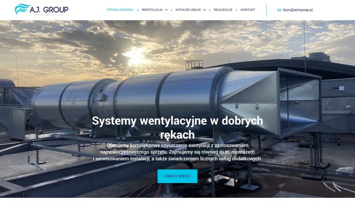 Screenshot of ajgroupac.pl
