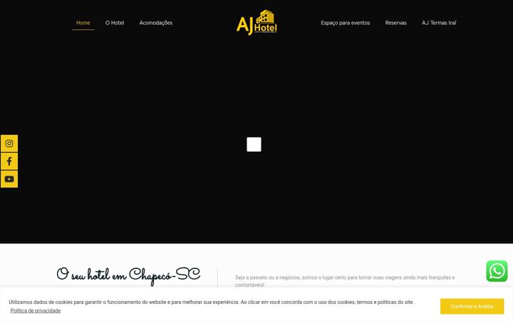 Screenshot stránky ajhotel.com.br