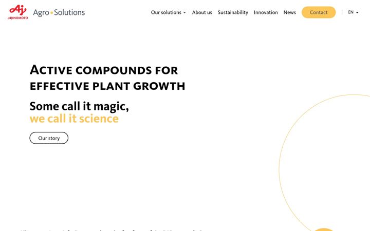 Screenshot of ajiagrosolutions.com