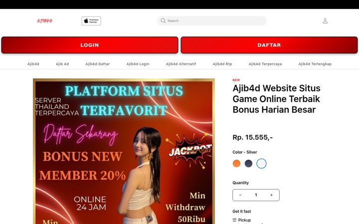 Screenshot of ajib4d.org