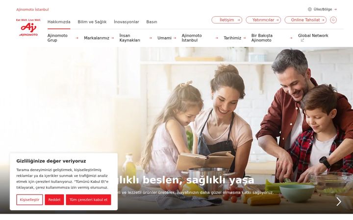 Screenshot of ajinomoto.com.tr