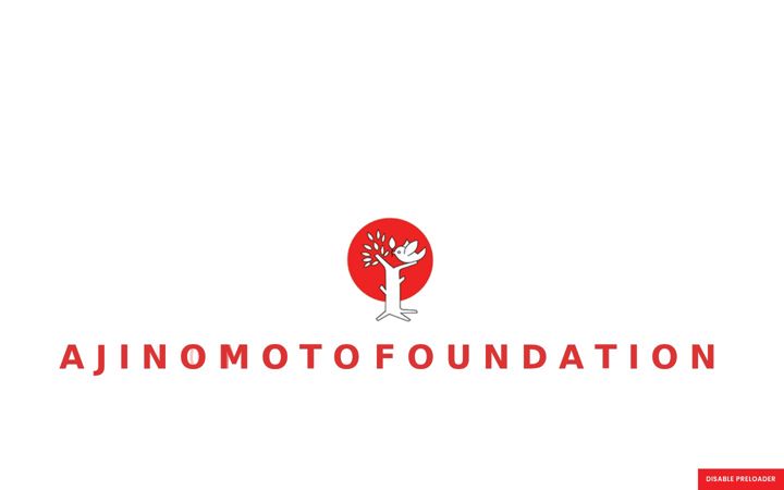 Skærmbillede af ajinomotofoundation.or.th