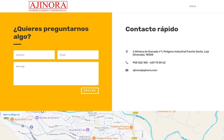 Screenshot of ajinora.com