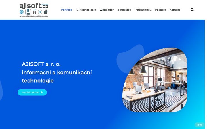 Skærmbillede af ajisoft.cz