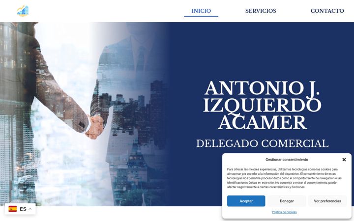 Screenshot of ajizquierdo.com