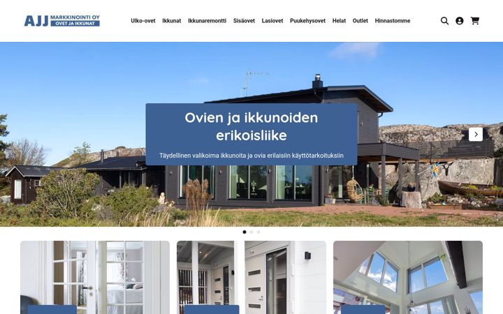 Screenshot of ajj.fi
