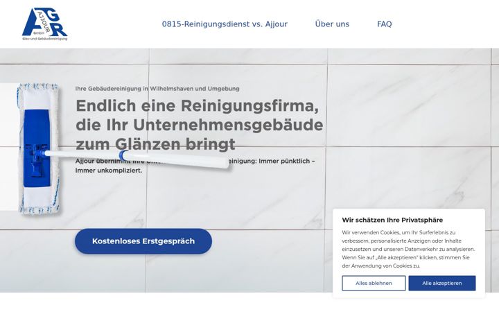 Screenshot of ajjour-glasreinigung.de