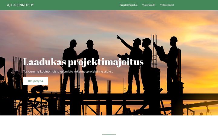 Screenshot of ajkasunnot.com