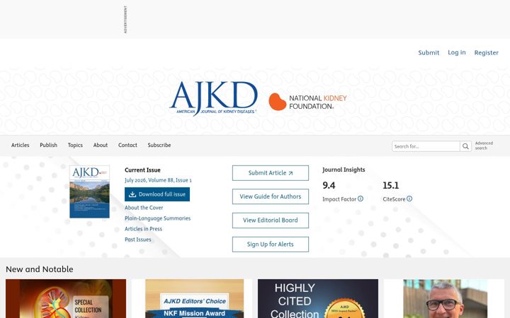 Screenshot of ajkd.org