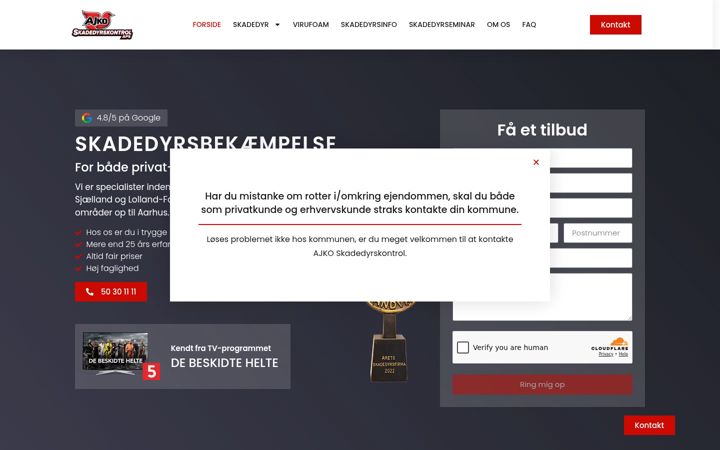 Képernyőkép: ajko.dk