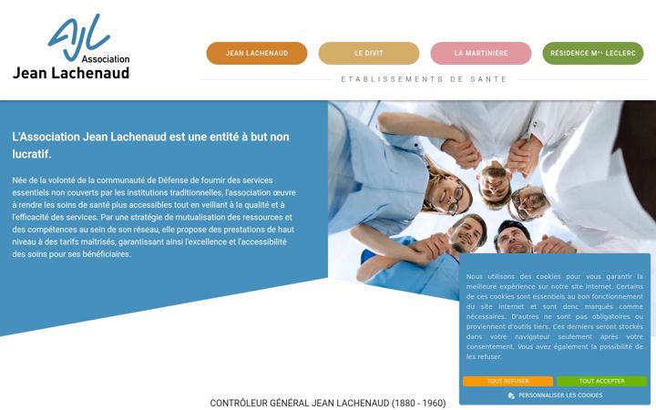 Screenshot of ajl-asso.fr