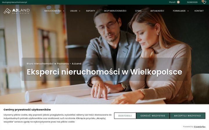 Screenshot of ajland.pl