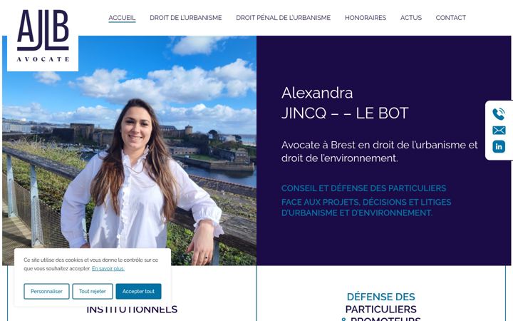 Skjermbilde av ajlb-avocate.fr