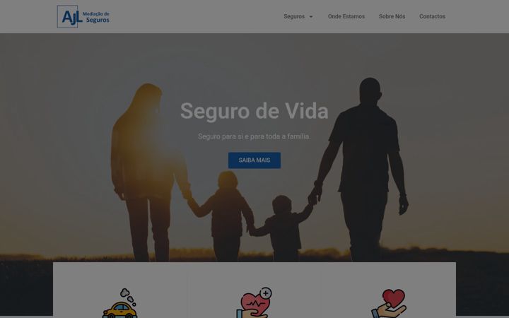 Screenshot of ajlseguros.pt