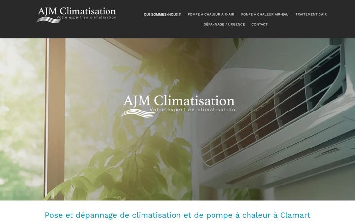 Screenshot of ajm-climatisation.fr