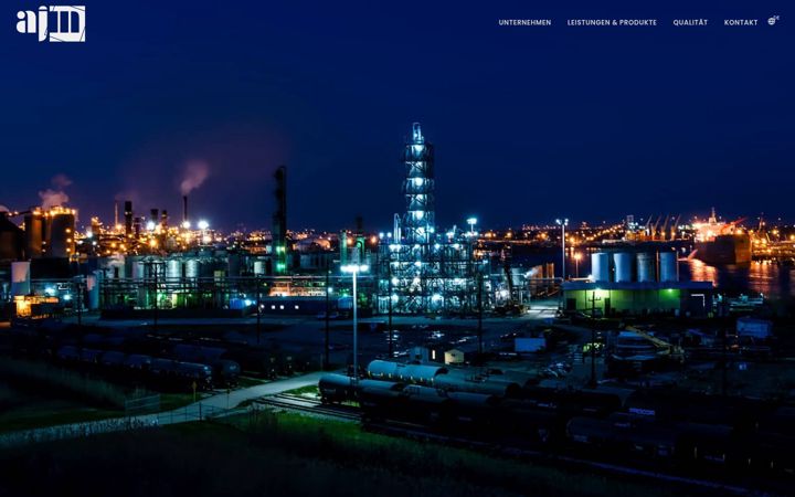 Captura de pantalla de ajm-gmbh.com