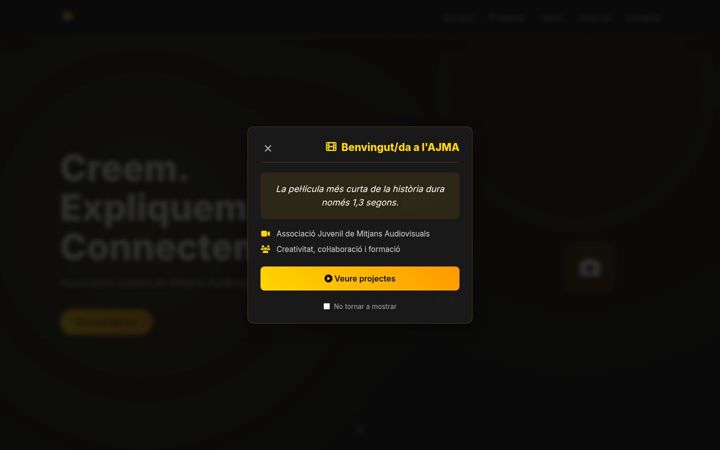 Screenshot of ajma.es