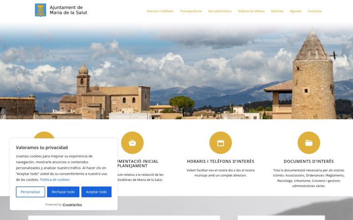 Screenshot of ajmariadelasalut.net