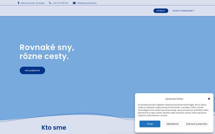 Snímek obrazovky ajmysmetuoz.sk