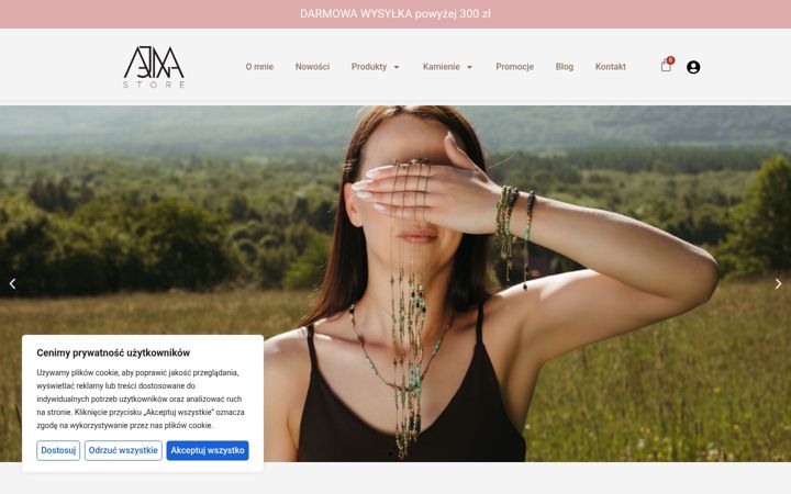 Screenshot of ajna-store.pl