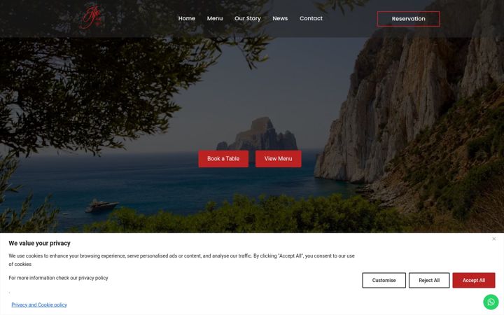 Captura de pantalla de ajodanang.com