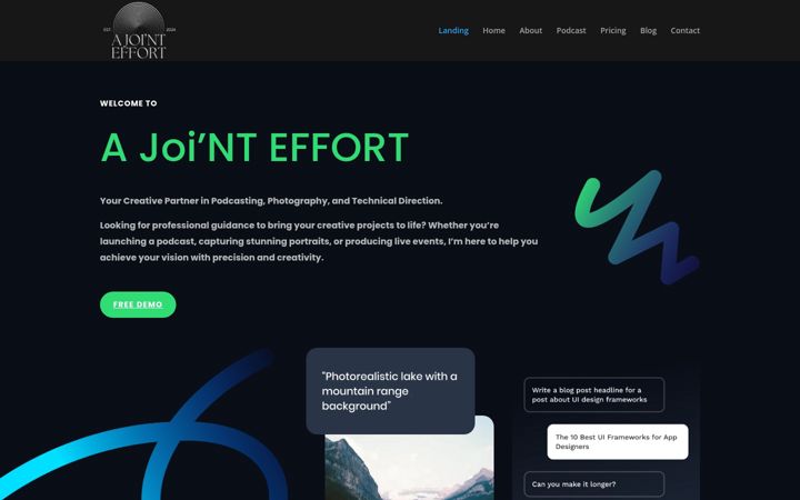 Екранна снимка на ajointeffortllc.com