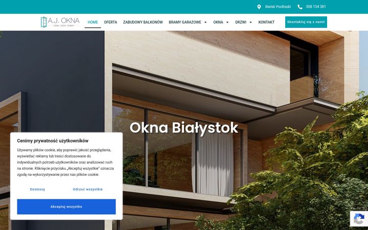 Skærmbillede af ajokna.com.pl