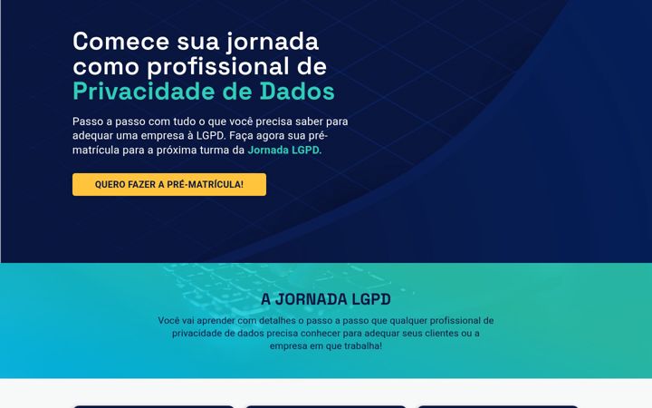 Screenshot of ajornadalgpd.com.br
