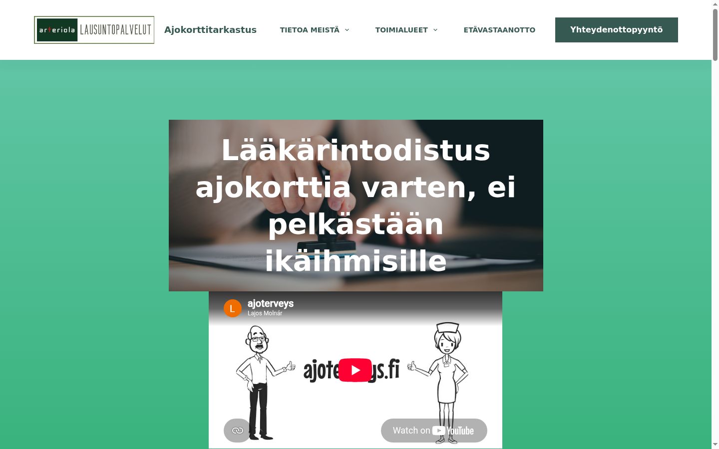 Ekrānuzņēmums ar piekrišanas baneri, kas tika rādīts pirms jebkādas mijiedarbības