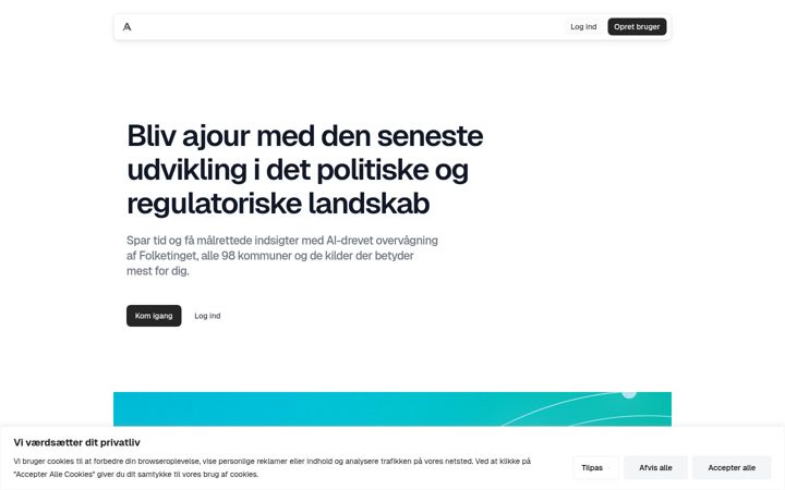 Screenshot of ajour.ai