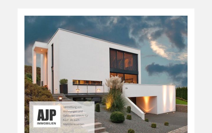 Screenshot of ajp-immo.de