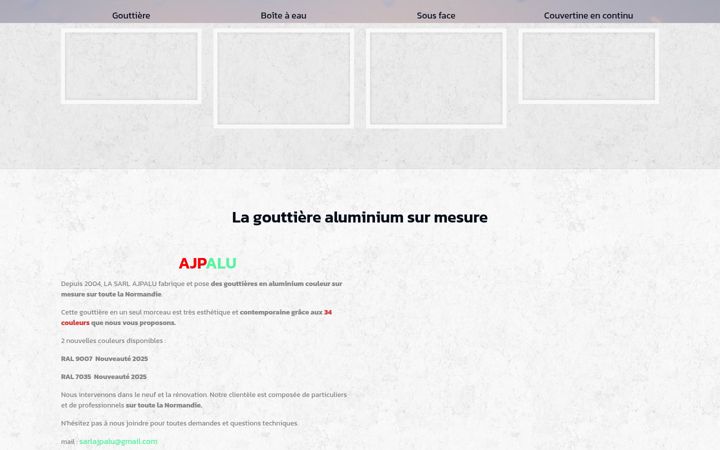 Screenshot di ajpalu.fr