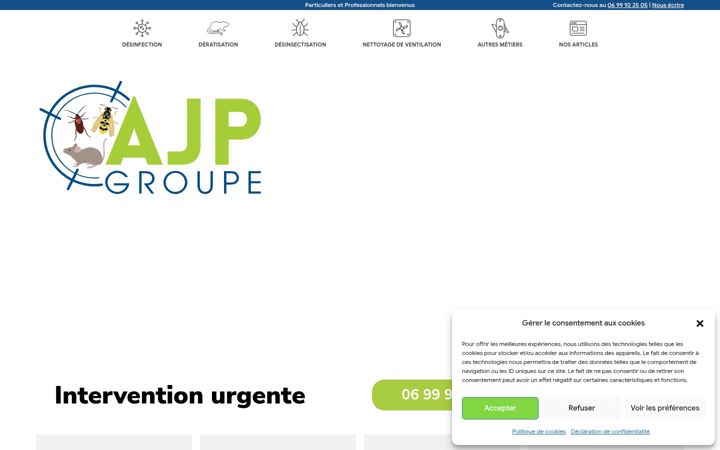 Skärmbild av ajpgroupe78.fr