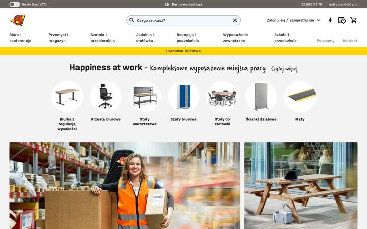 Snimka zaslona za ajprodukty.pl