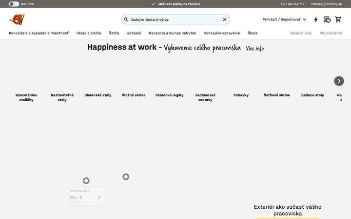 Snimka zaslona za ajprodukty.sk