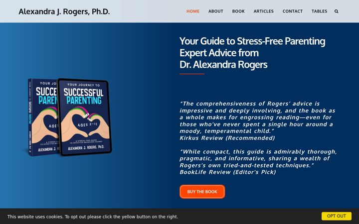 Screenshot of ajrogersbooks.com