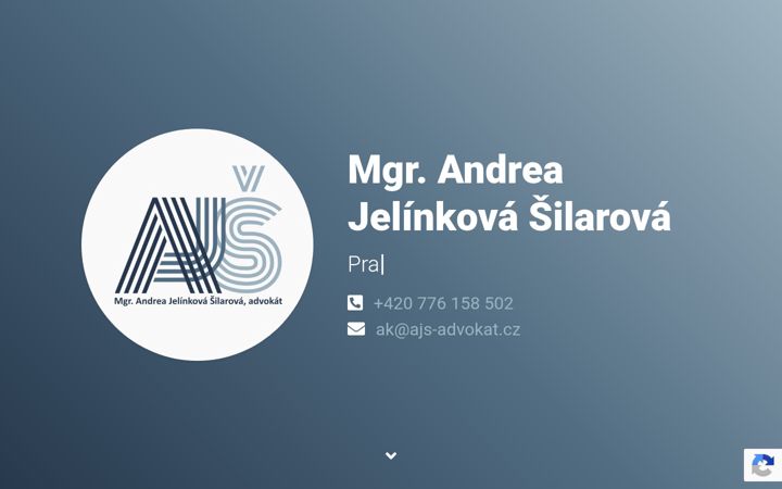 Screenshot of ajs-advokat.cz